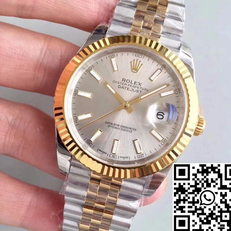 EW II M126333-0004 Dial Rolex Factory Rhodium Datejust 1102